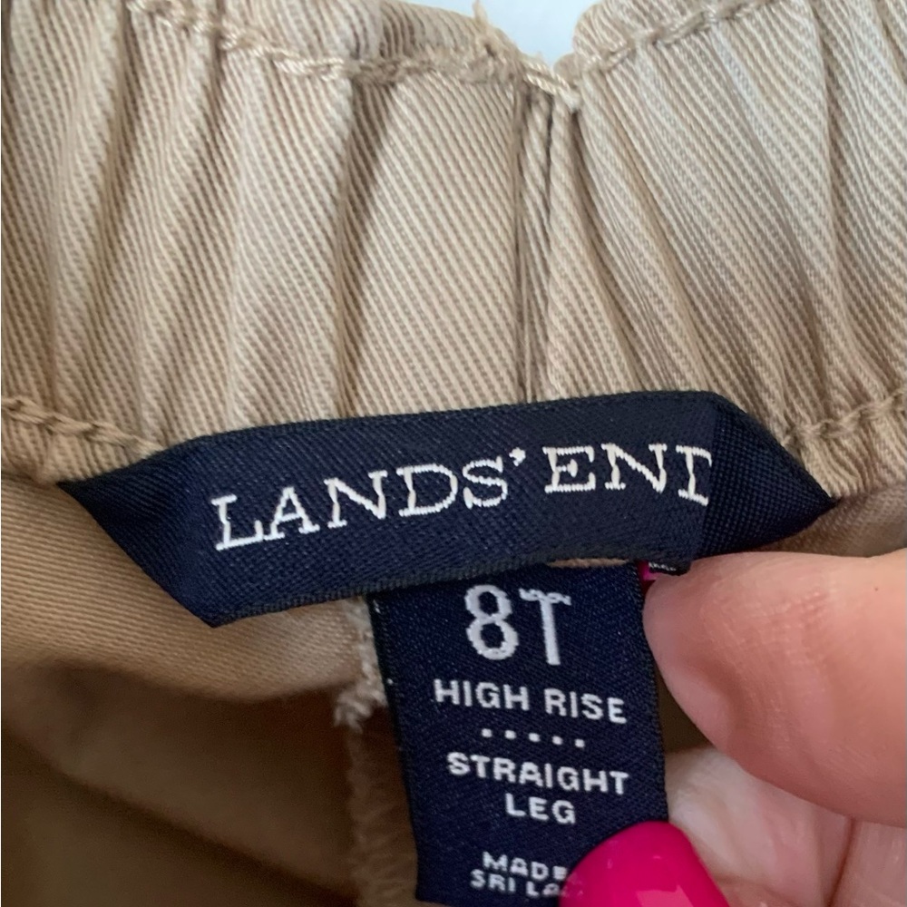 Lands' End Women’s Khaki Chinos - Picture 2 of 2